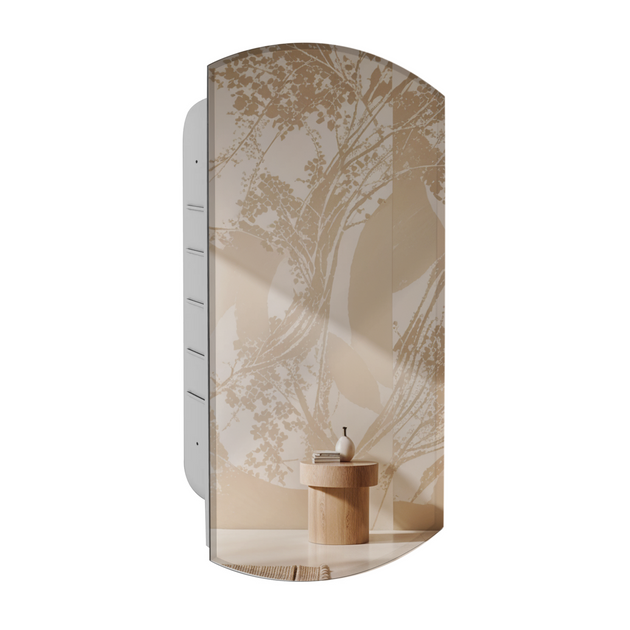 Arched Recessed Frameless Medicine Cabinet Mirror | HeadWestMirror.com