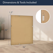 Distressed Embossed Bronze Framed Wall Vanity Mirror