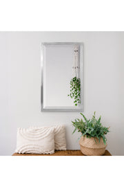 Head West Stainless Steel Framed Wall Mirror