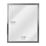 Head West Stainless Steel Framed Wall Mirror