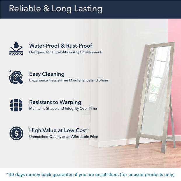 Head West Full Size Free Standing Easel Dressing Mirror