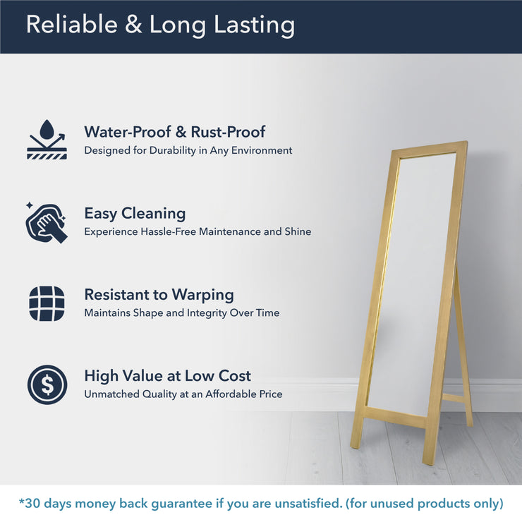 Head West Full Size Free Standing Easel Dressing Mirror