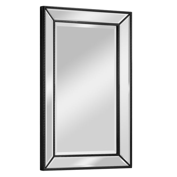 Metro Beaded Glass Framed Vanity Mirror