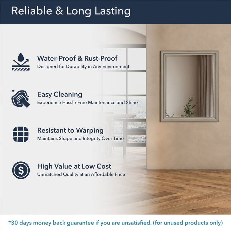 Head West Oil-Rubbed Framed Wall Mirror
