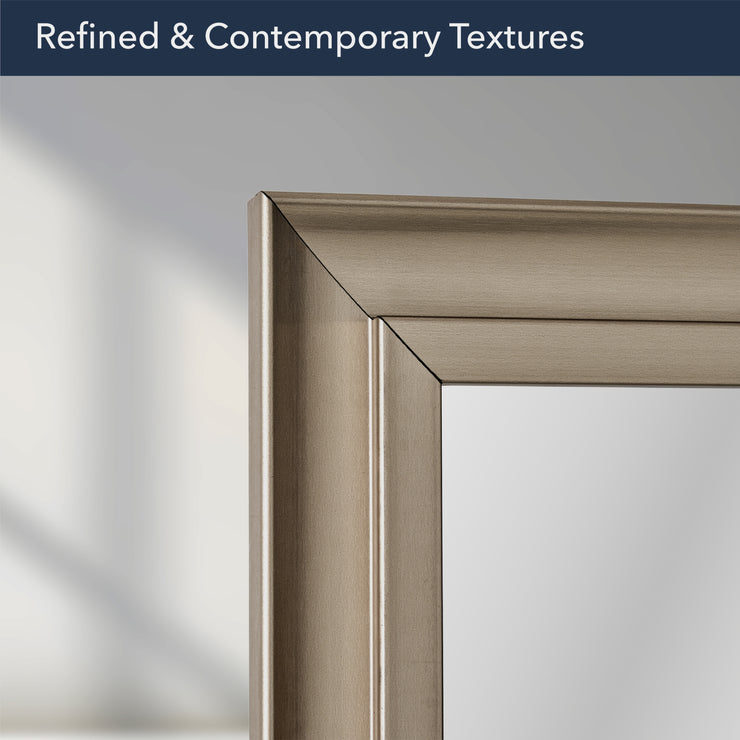 Head West Oil-Rubbed Framed Wall Mirror