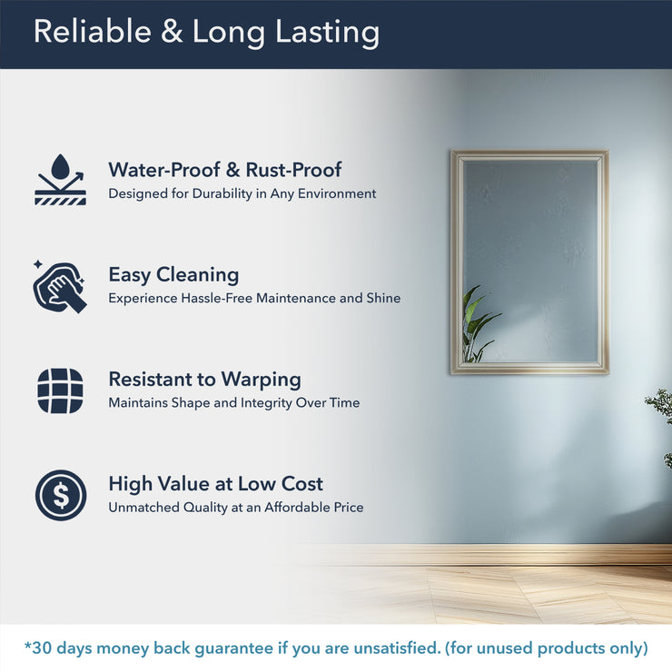 Head West Oil-Rubbed Framed Wall Mirror
