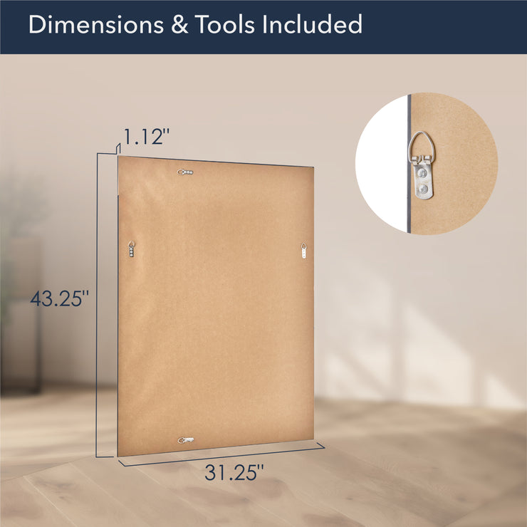 Head West Oil-Rubbed Framed Wall Mirror