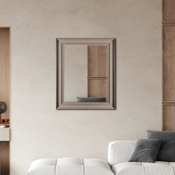 Head West Oil-Rubbed Framed Wall Mirror