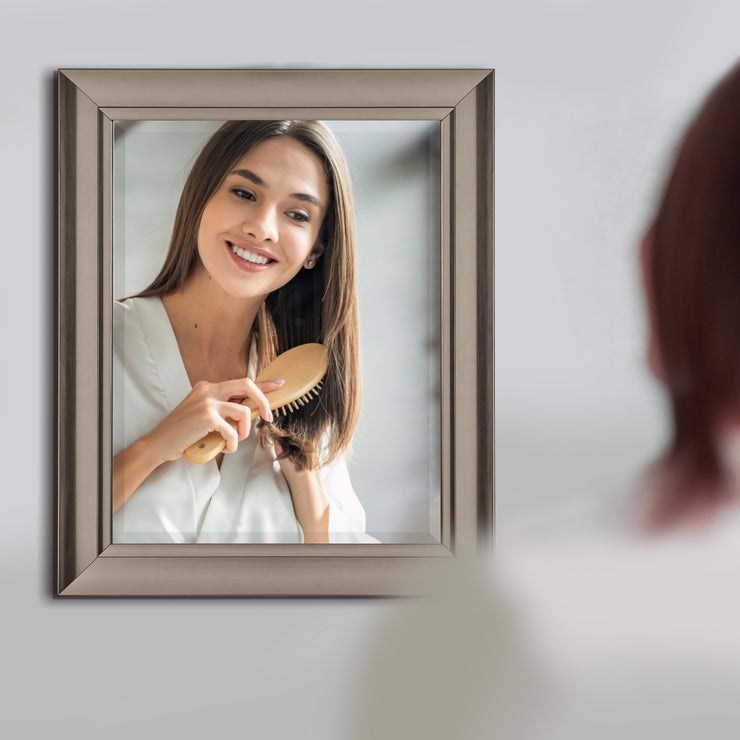 Head West Oil-Rubbed Framed Wall Mirror