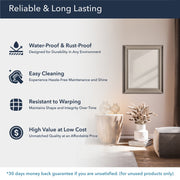Head West Oil-Rubbed Framed Wall Mirror