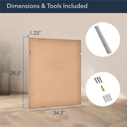 Head West Oil-Rubbed Framed Wall Mirror