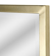 Head West Stainless Steel Framed Wall Mirror