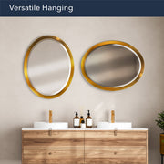 Head West Oval Framed Bathroom Mirror