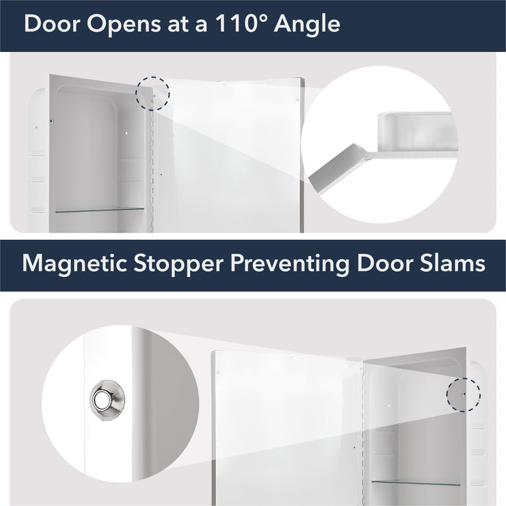 Spectrum Recessed Medicine Cabinet Mirror