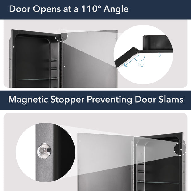 Spectrum Recessed Medicine Cabinet Mirror