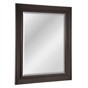 Espresso Rectangular Framed Wall Vanity Mirror