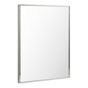 Nordic Stainless Steel Thin Framed Rectanular Bathroom Vanity Wall Mirror