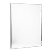 Nordic Stainless Steel Thin Framed Rectanular Bathroom Vanity Wall Mirror