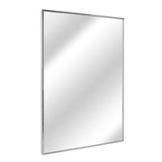 Nordic Stainless Steel Thin Framed Rectanular Bathroom Vanity Wall Mirror