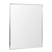 Nordic Stainless Steel Thin Framed Rectanular Bathroom Vanity Wall Mirror