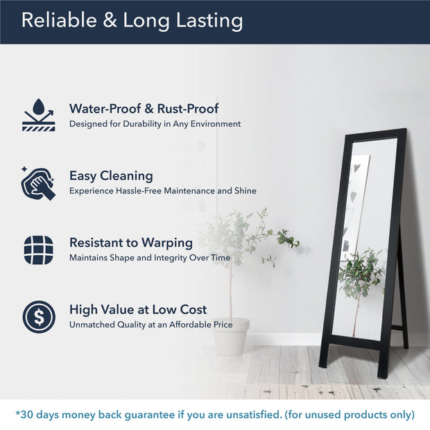 Head West Full Size Free Standing Easel Dressing Mirror