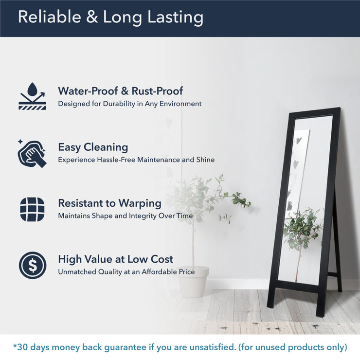 Head West Full Size Free Standing Easel Dressing Mirror