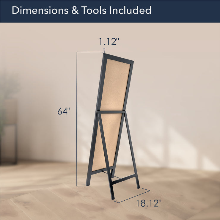 Head West Full Size Free Standing Easel Dressing Mirror