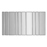 Metal Framed 10 Piece Accent Mirror Variety Set