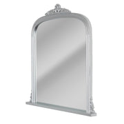 Arch Silver Ornate Accent Wall Mirror