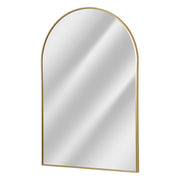 Arch Shaped Thin Metal Frame Wall Vanity Mirror