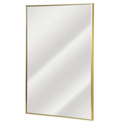 Rectangular Thin Metal Frame Wall Vanity Mirror