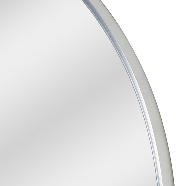Round Thin Metal Framed Decorative Hanging Mirror