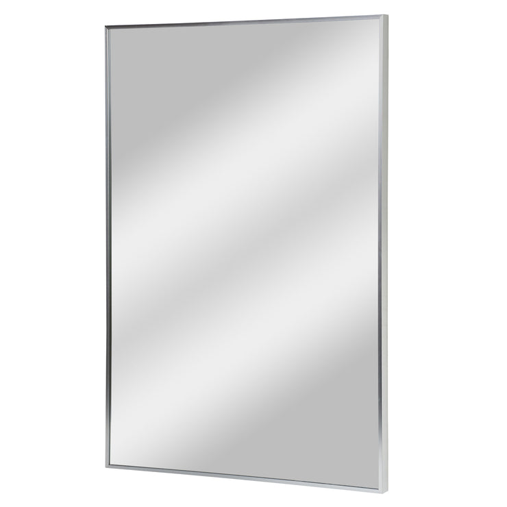 Rectangular Thin Metal Frame Wall Accent Mirror