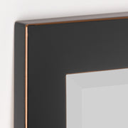 Dark Bronze Oil-Rubbed Stainless Steel Frame Vanity Mirror