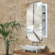 Arched Recessed Frameless Medicine Cabinet Mirror