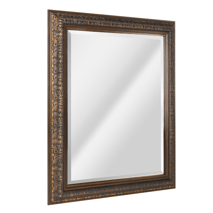 Bronze Ornate Framed Vanity Accent Mirror